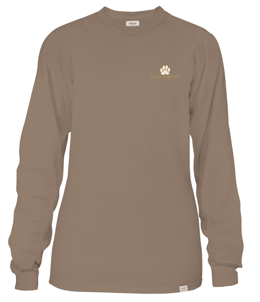 A Girl's Best Friend - Dog Paw Print - SS - F23 - YOUTH Long Sleeve