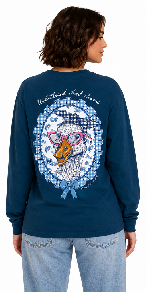 Goose - Unbothered And Iconic - SS - F26 - Adult Long Sleeve