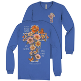 Even In The Chaos, His Grace Still Finds Me - Cross - SS - F26 - Adult Long Sleeve