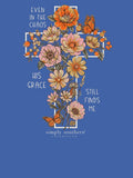 Even In The Chaos, His Grace Still Finds Me - Cross - SS - F26 - Adult Long Sleeve