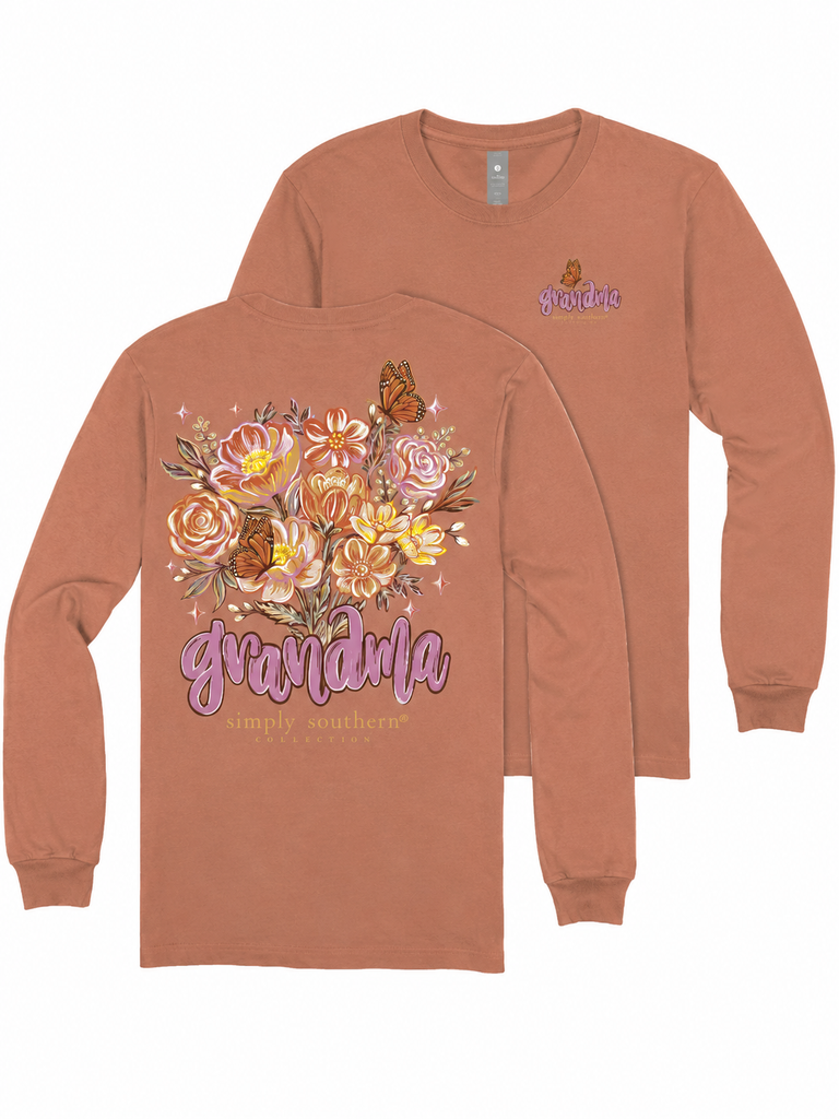 Grandma - Floral - SS - F26 - Adult Long Sleeve
