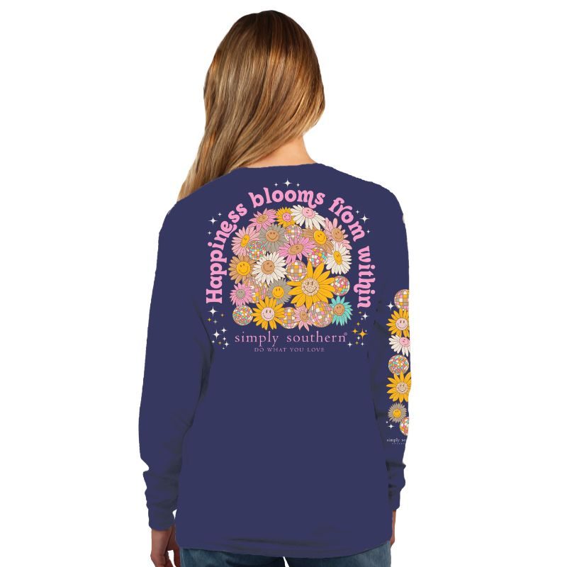 Happiness Blooms From Within - SS - F23 - Adult Long Sleeve