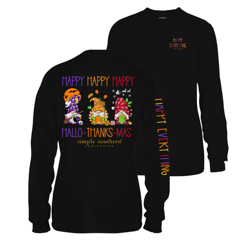 Happy Hallo- Happy Thanks- Happy -Mas - Happy Everything - SS - F23 - Adult Long Sleeve