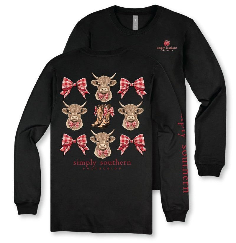 Highlander - Gingham Bows - SS - F26 - YOUTH Long Sleeve