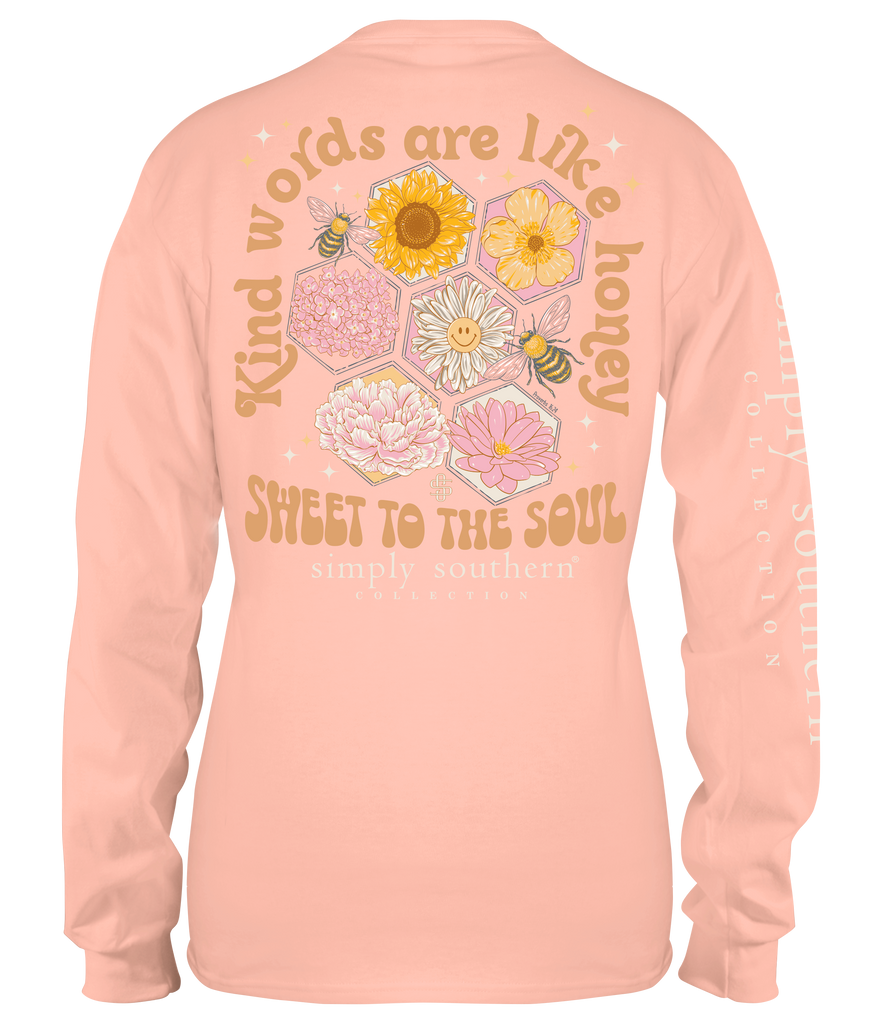 Kind Words Are Like Honey Sweet To The Soul - Bees - SS - F23 - Adult Long Sleeve