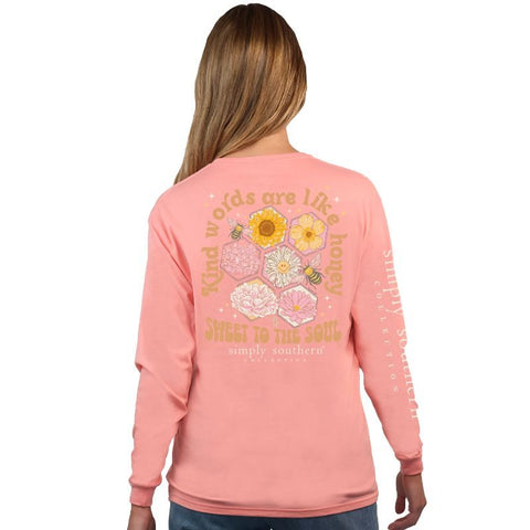 Kind Words Are Like Honey Sweet To The Soul - Bees - SS - F23 - Adult Long Sleeve