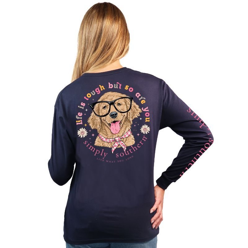 Life Is Tough But So Are You - Dog - SS - F23 - YOUTH Long Sleeve