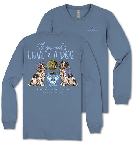 All You Need Is Love & A Dog - SS - F25 - YOUTH Long Sleeve
