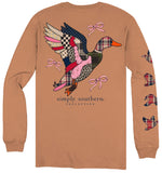 Mallard Duck Patchwork - SS - F26 - Adult Long Sleeve