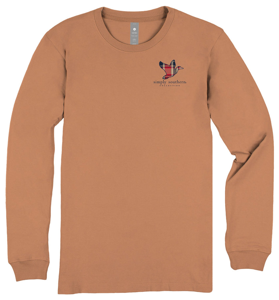 Mallard Duck Patchwork - SS - F26 - Adult Long Sleeve