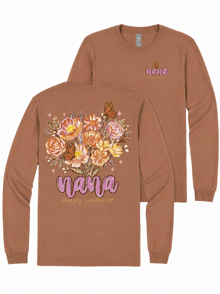 Nana - Floral - SS - F26 - Adult Long Sleeve
