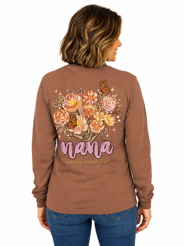Nana - Floral - SS - F26 - Adult Long Sleeve