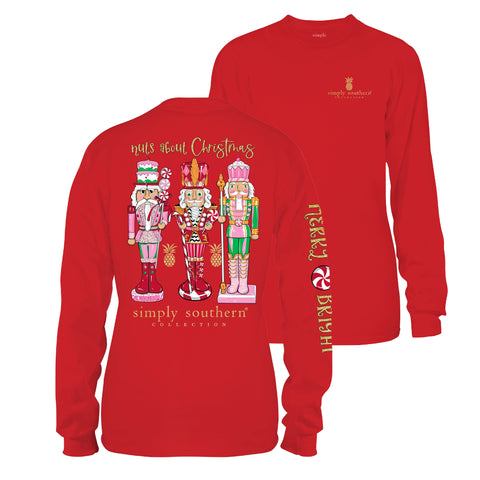 Nuts About Christmas - Nutcrackers - SS - F23 - Adult Long Sleeve