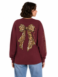 It Is All Well With My Soul - Leopard Bow - SS - F26 - Adult Long Sleeve