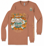 Grateful - Thankful - Blessed - Pumpkins - SS - F26 - Adult Long Sleeve