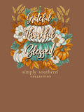 Grateful - Thankful - Blessed - Pumpkins - SS - F26 - Adult Long Sleeve