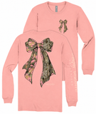 Tree Camo Bow - SS - F26 - YOUTH Long Sleeve