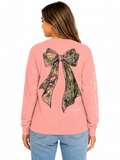 Tree Camo Bow - SS - F26 - Adult Long Sleeve