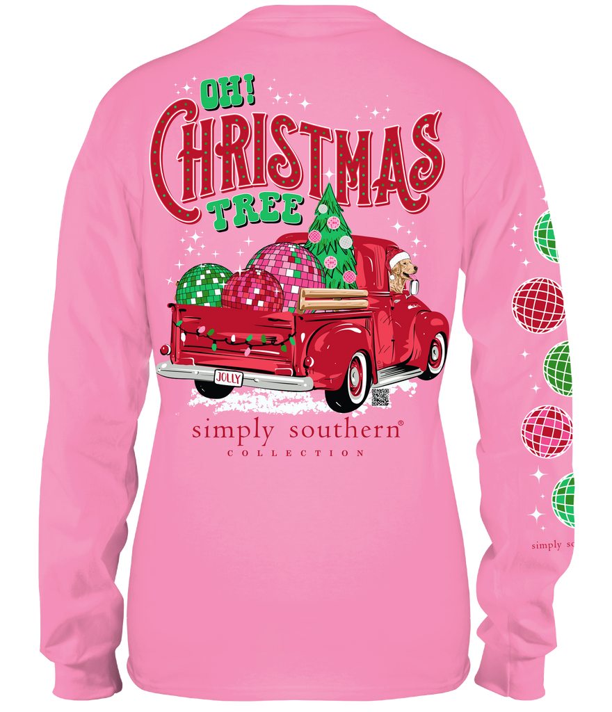 Oh Christmas Tree - Truck - SS - F23 - Adult Long Sleeve