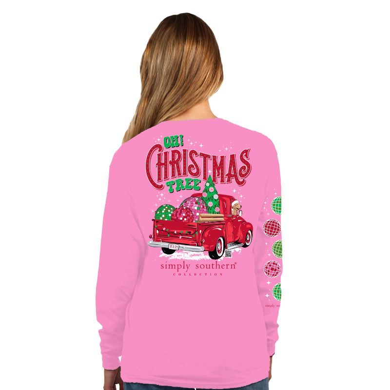 Oh Christmas Tree - Truck - SS - F23 - Adult Long Sleeve