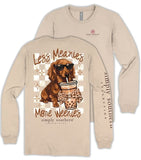 Less Meanies, More Weenies - Dachshund - Iced Coffee - SS - F25 - Adult Long Sleeve