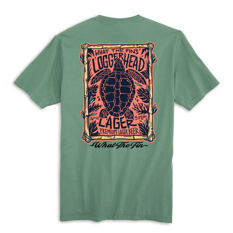 Loggerhead Lager - Turtle - Adult T-Shirt - What The Fin