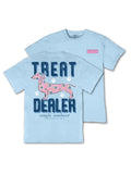 Treat Dealer - Dachshund - Flowers - S26 - SS - Adult T-Shirt