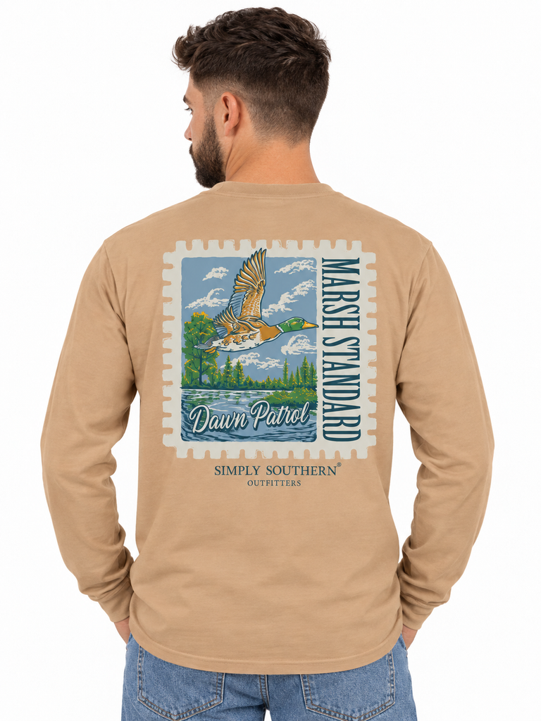 Duck Stamp - Dawn Patrol - SS - F26 - Adult Long Sleeve