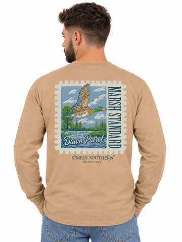 Duck Stamp - Dawn Patrol - SS - F26 - Adult Long Sleeve