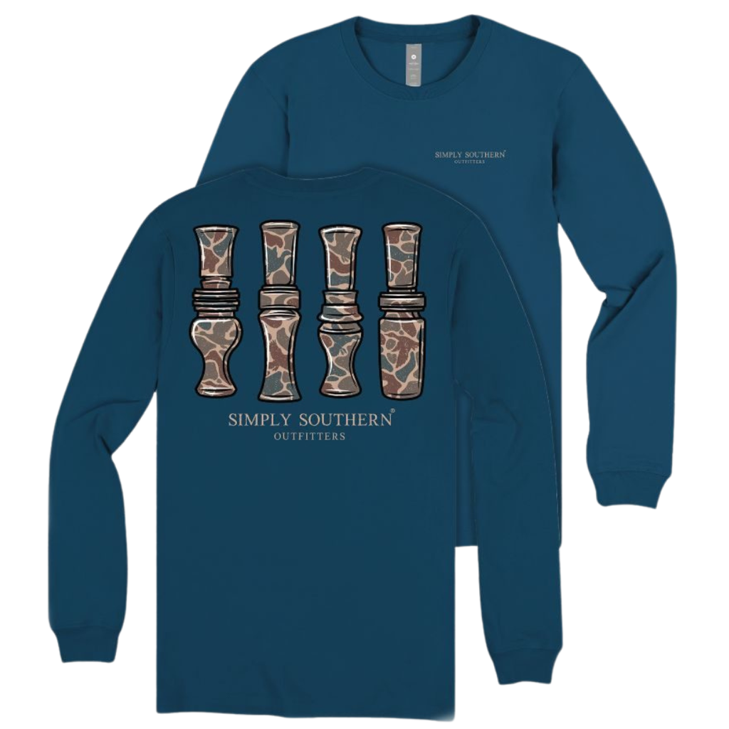 Duck Calls - Camo - SS - F26 - Adult Long Sleeve