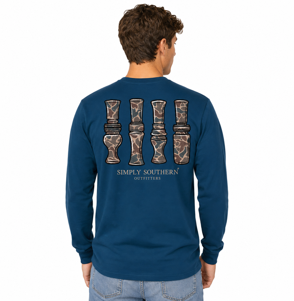Duck Calls - Camo - SS - F26 - Adult Long Sleeve