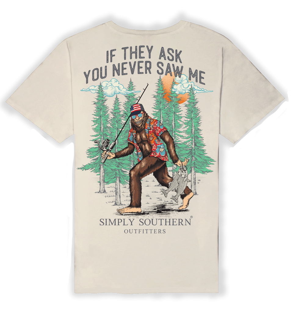 MN Big Foot - If They Ask You Never Saw Me - Sasquatch - SS - S24 - Adult T-Shirt
