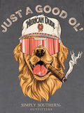 Just A Good Ol' - Merican Dude - Lab - Cigar - S25 - SS - Adult T-Shirt