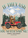 If They Ask You Never Saw Me - Sasquatch - SS - S25 - Adult T-Shirt