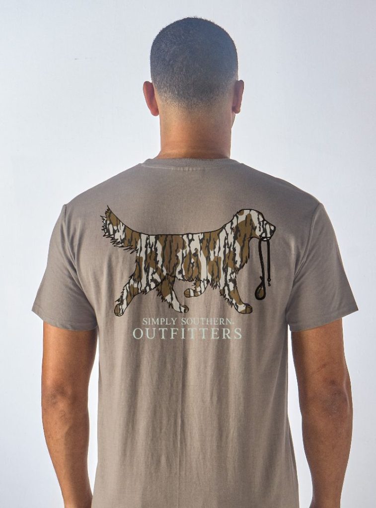 Tree Camo - Hunting Dog - S25 - SS - Adult T-Shirt