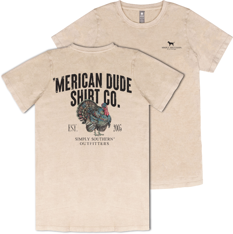 Merican Dude Shirt Co - Turkey - SS - F25 - Adult T-Shirt