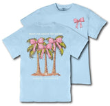 Meet Me Under the Palms - Pink Bows - S26 - SS - Adult T-Shirt
