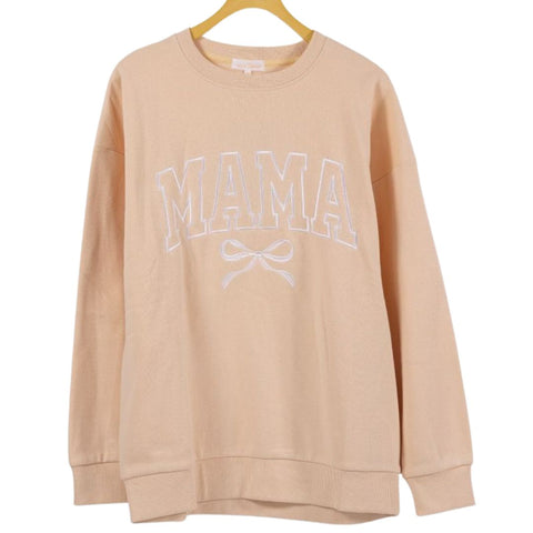 Everyday Embroidered Crew - Mama Bow - F26 - Adult