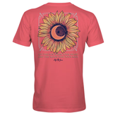 Let The Sun Warm Your Heart and The Moon Feed Your Soul - Sunflower - Adult T-Shirt - Lily Grace