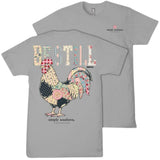 Be Still - Rooster - Patchwork - S26 - SS - Adult T-Shirt
