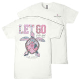Let Go & Let God - Turtle - Patchwork - F26 - SS - Adult T-Shirt