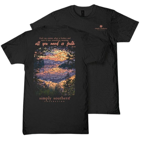 All You Need is Faith - Amazing - Mountains - S26 - SS - Adult T-Shirt