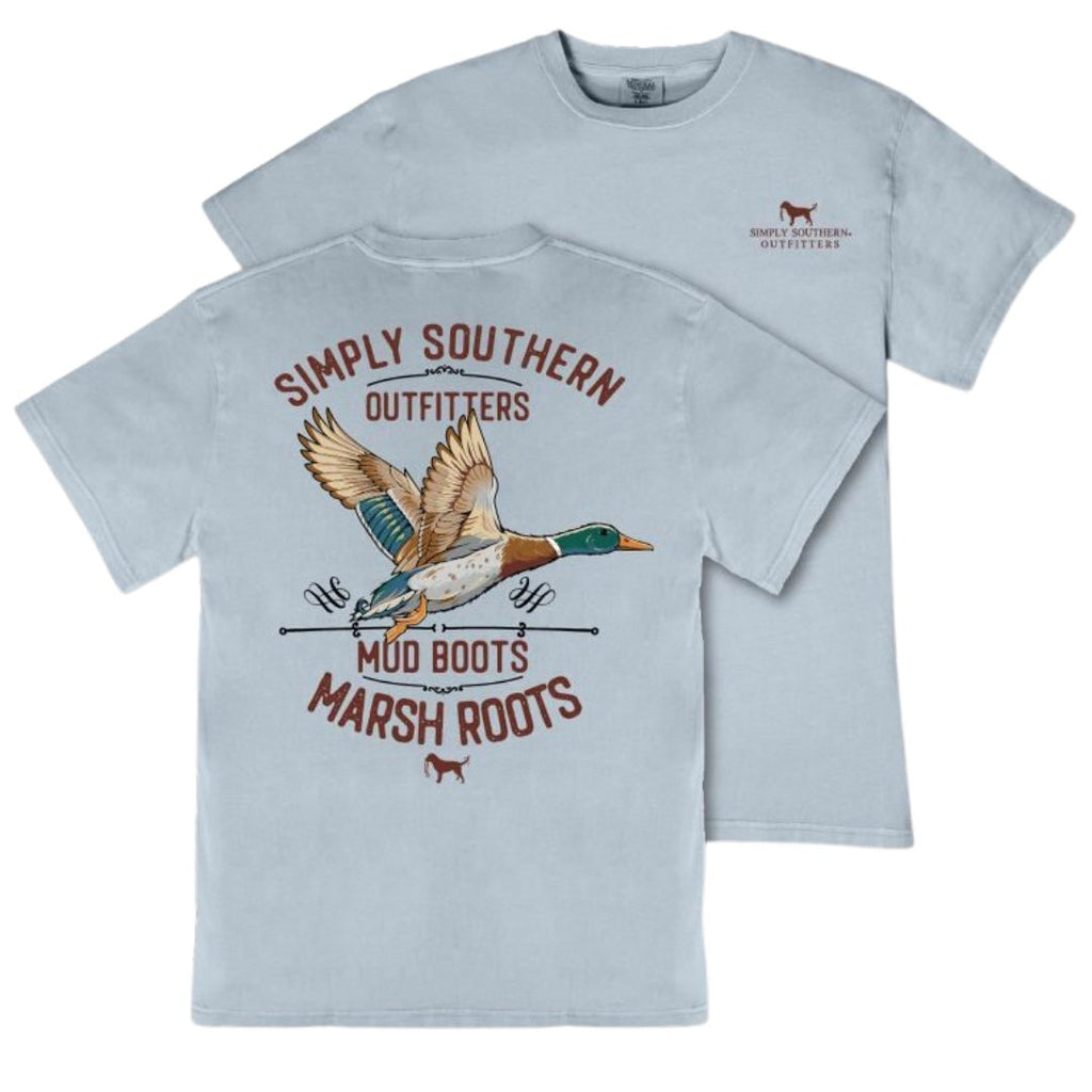 Mud Boots - Marsh Roots - Duck - F26 - SS - Adult T-Shirt