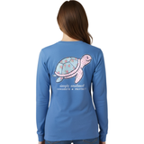 Track Turtle - Plaid Floral - SS - F26 - Adult Long Sleeve