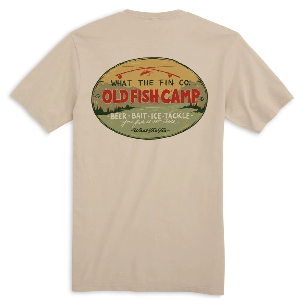 Old Fish Camp - Adult T-Shirt - What The Fin