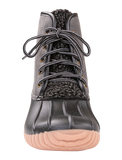 Rain Boots Lace Up - Suede Dark Grey - F21 - Simply Southern
