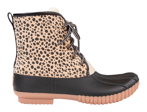 Rain Boots Lace Up - Leopard Spot - F21 - Simply Southern