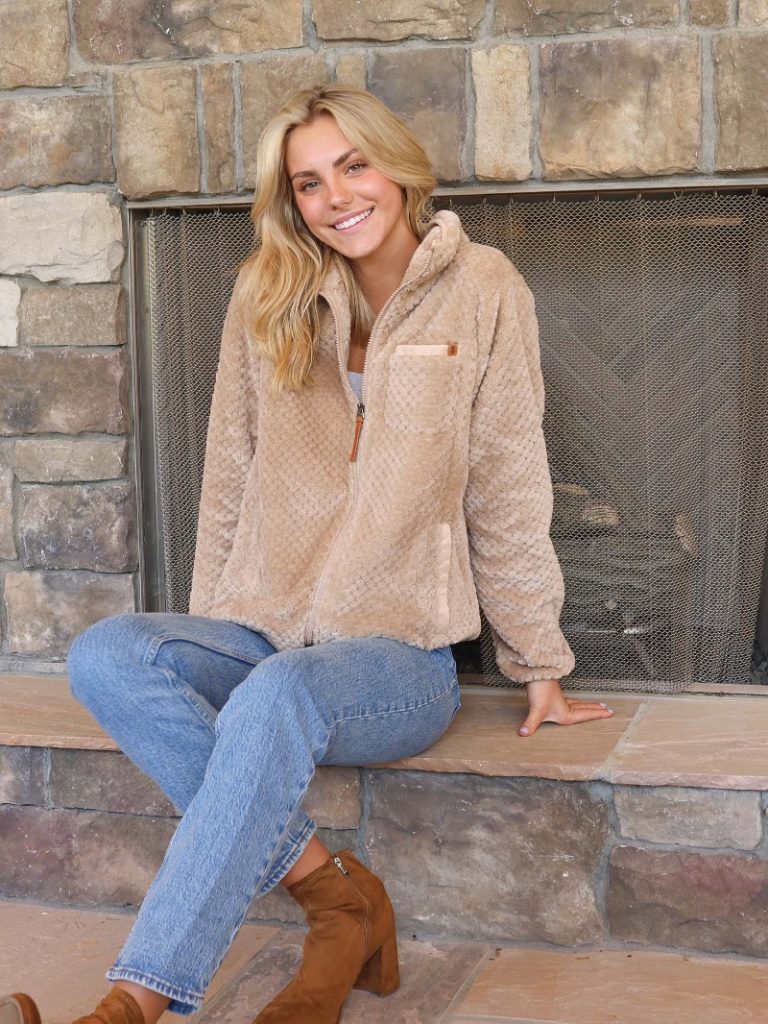 Simply Soft Jacket - Desert - Full Zip Coat - F24 - Simply Southern
