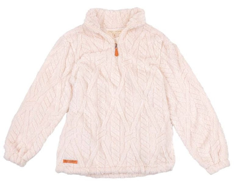 YOUTH Kate Simply Soft Sherpa - Snow - Pullover - F24 - Simply Southern