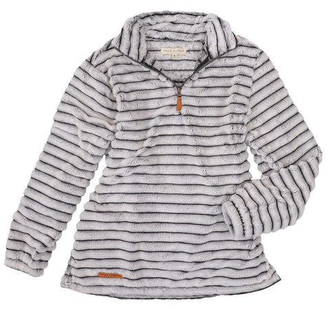 LUXE Simply Soft Sherpa - Pavement - Pullover - F24 - Simply Southern